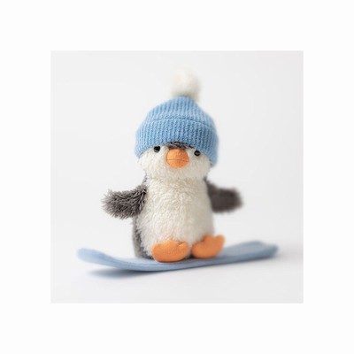 Jellycat Peanut Penguin Snowboarding Australia | 621530PTR